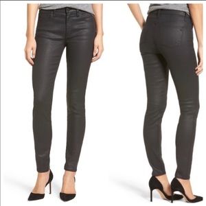 Madewell High Riser Coated Skinny Jeans